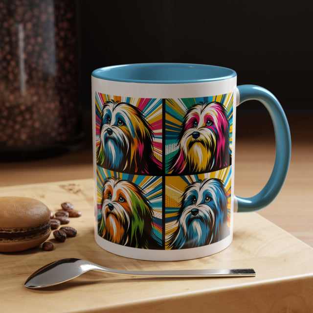 Havanese Coffee Cup,4-Panel Pop Art Mug,Havanese Lover,Hav Mom,Hav Dad,Dog Lover Gift,Havanese Gift