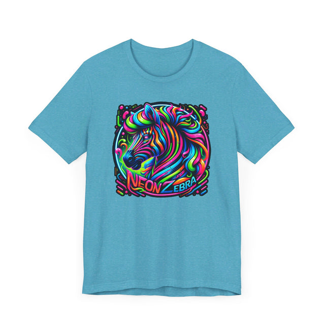 Neon Zebra T-shirt, Zebra Tee