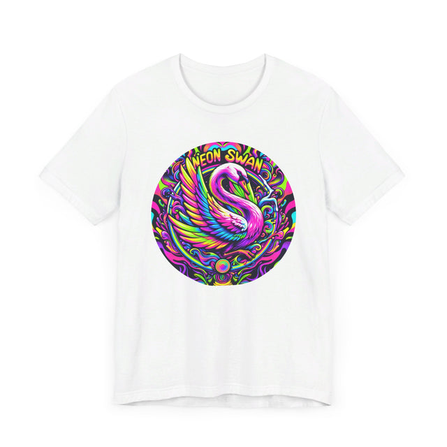 Neon Swan T-shirt, Swan Tee, Bird Lover