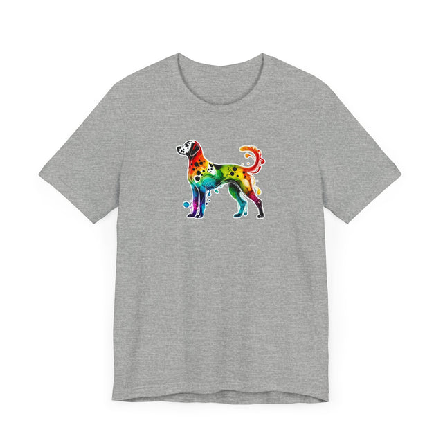 Rainbow Dalmatian T-shirt,Pride Shirt,Dog Lover Top,Rainbow Animals,LGBTQ+ Tee, Dalmatian gift