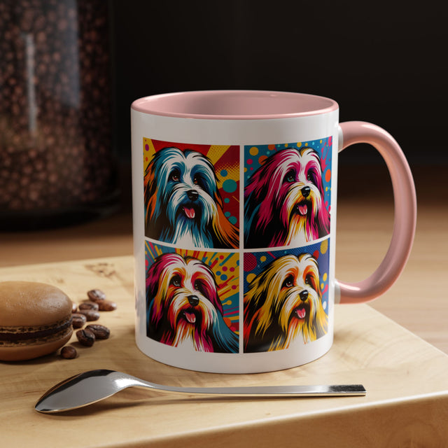 Havanese Coffee Cup,4-Panel Pop Art Mug,Havanese Lover,Hav Mom,Hav Dad,Dog Lover Gift,Havanese Gift