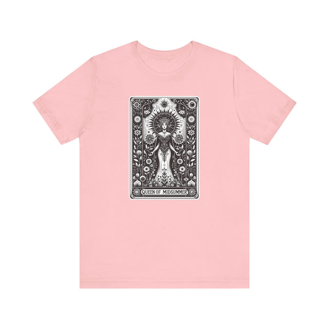 Queen of Midsummer,Tarot card shirt,Mothers Day Gift,Witchy Shirt,Mystical Cards Tee,Celestial Astrology,Gardener Gift,Gift for her,Queen