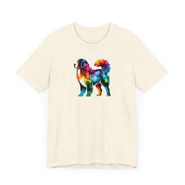 Rainbow Bernese Mountain Dog T-shirt,Pride Shirt,Dog Lover Top,Rainbow Animals,LGBTQ+ Tee, Berner Owner gift