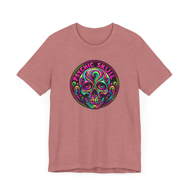 Psychic Skull T-shirt, Halloween Tee, Neon Goth