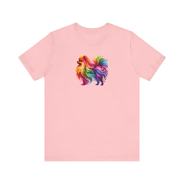 Rainbow Pomeranian T-shirt,Pride Shirt,Dog Lover Top,Rainbow Animals,LGBTQ+ Tee, Pomeranian Owner