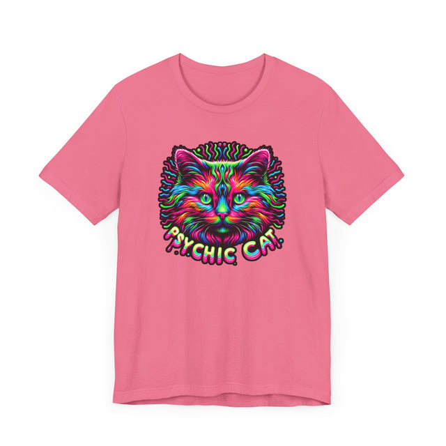 Psychic Cat T-shirt, Cute Cat Top