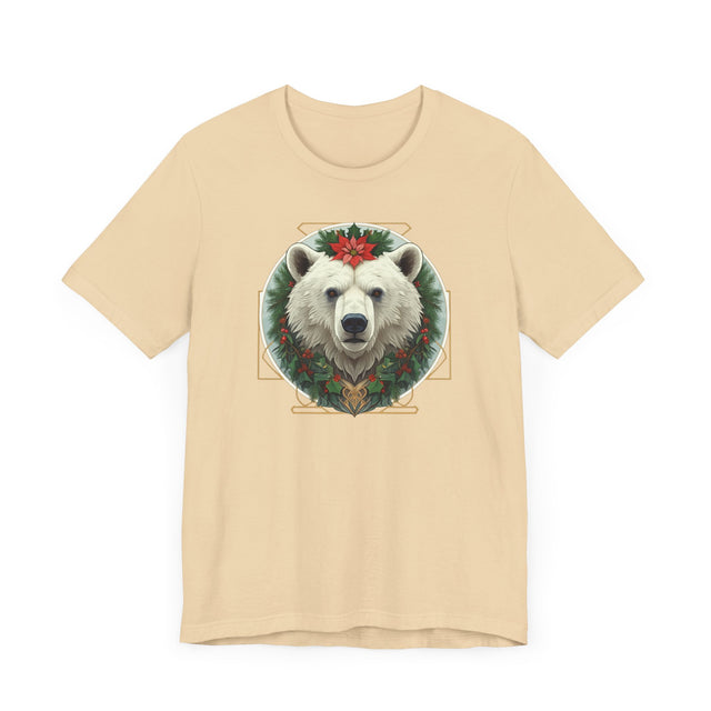 Christmas Polar Bear T-shirt, Yuletide Bear Shirt