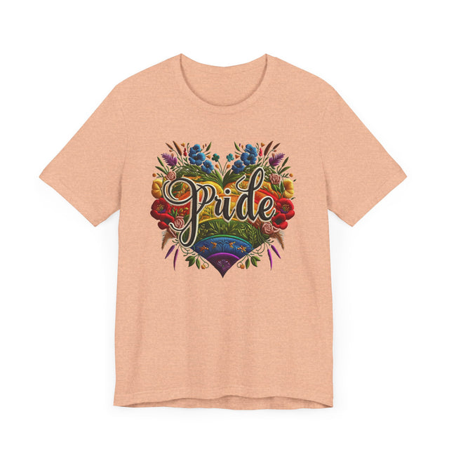Pride Heart Shirt, Rainbow Heart T-shirt, LGBTQ+ Heart Top