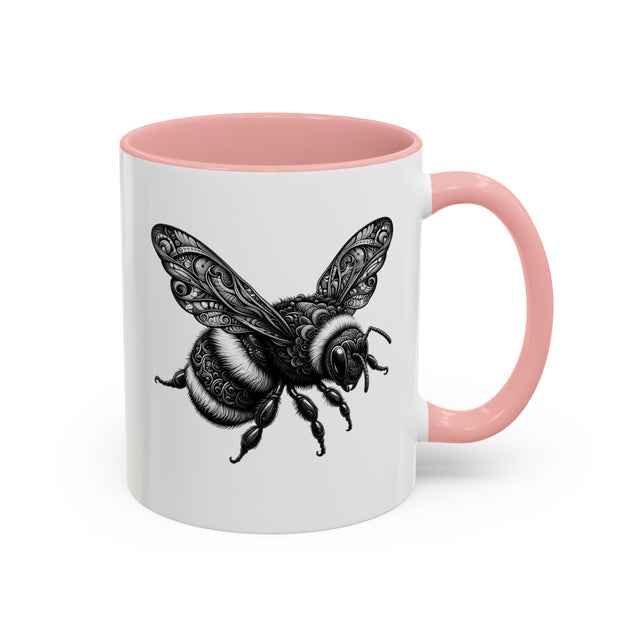 Bumble Bee Mug, Nature Lover Gift, Gardener Gift, Bee lover Mug, Animal mug, Coffee, Tea, Mug, Nature Lover, Bumble Bee Gift