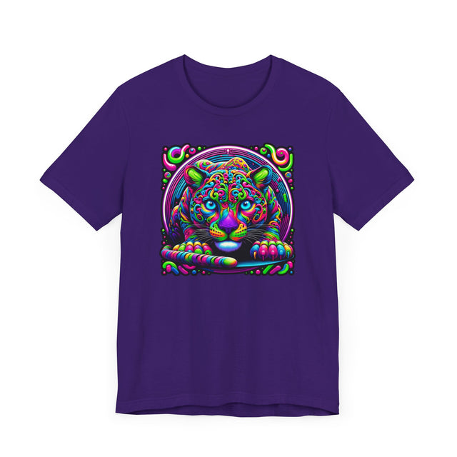 Neon Panther T-shirt, Puma Fan Top, Mountain Lion Tee, Big Cat Lover