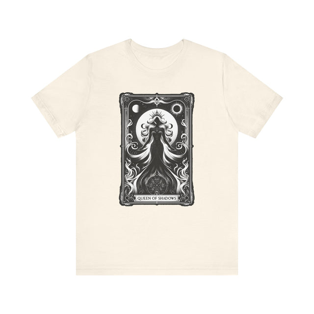 Queen of Shadows,Tarot card shirt,Mothers Day Gift,Tarot Reader Gift,Witchy Shirt,Mystical Cards Tee,Celestial Astrology,Gift for her,Goth