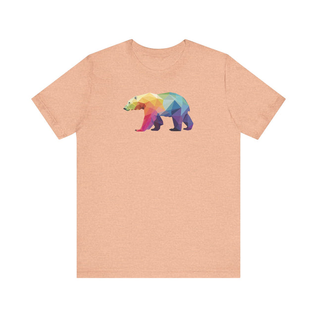 Rainbow Polar Bear T-shirt,Pride Shirt, Pride Parade Top, Rainbow Animals,LGBTQ+ Tee, Nonbinary, Gay, Lesbian, Bisexual, Trans, BGLT, LBGT, Enby, Pansexual