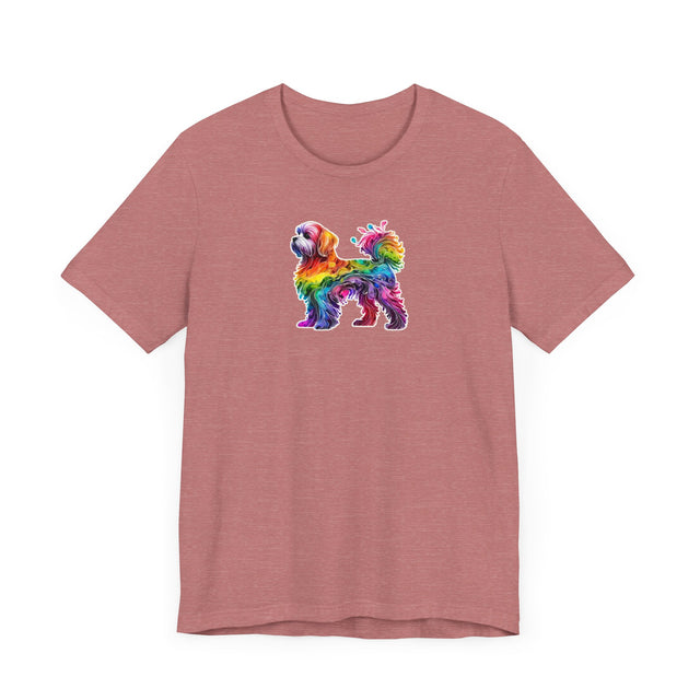 Rainbow Maltese T-shirt,Pride Shirt,Dog Lover Top,Rainbow Animals,LGBTQ+ Tee, Maltese gift, Maltese Owner