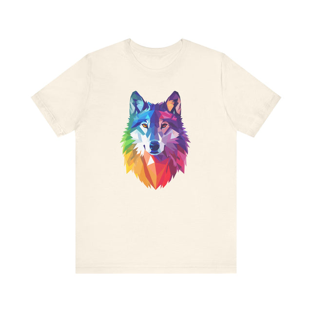 Rainbow Wolf T-shirt,Pride Shirt,Pride Parade Top,Rainbow Animals,LGBTQ+ Tee,Nonbinary,Gay,Lesbian,Bisexual,Trans,BGLT,Enby,Pansexual