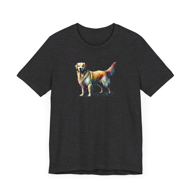 Golden Retriever Scribble T-shirt, Dog Lover Tee