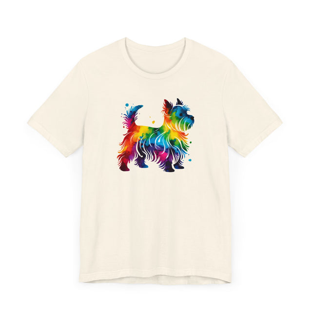 Rainbow West Highland Terrier T-shirt,Pride Shirt,Dog Lover Top,Rainbow Animals,LGBTQ+ Tee, Westie owner, West Highland White Terrier gift