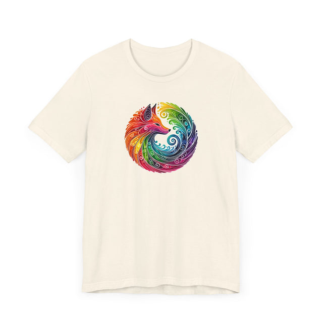 Rainbow Fox Spiral,Vixen lover,Foxy tee,Pride Shirt,Rainbow,Pride Parade T shirt,LGBTQ+ Ally Tee