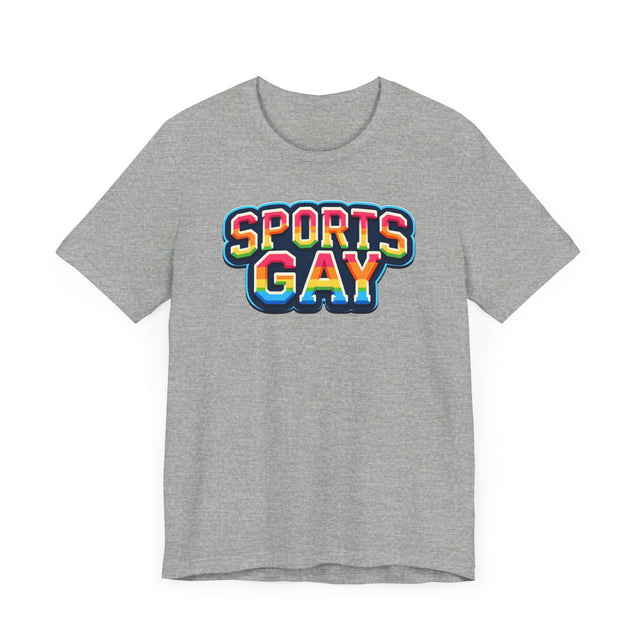Sports Gay T-shirt, Pride Shirt, Rainbow Sports T-shirt