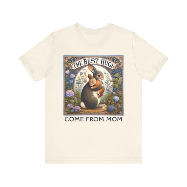 Rabbit T-shirt,Mother's Day Gift,Cute Mama Tee,Mom Life,Baby Shower Gift,Mama and Baby Shirt,New Mom Gift,Mom Hug Shirt,Gift For Wife, Bunny