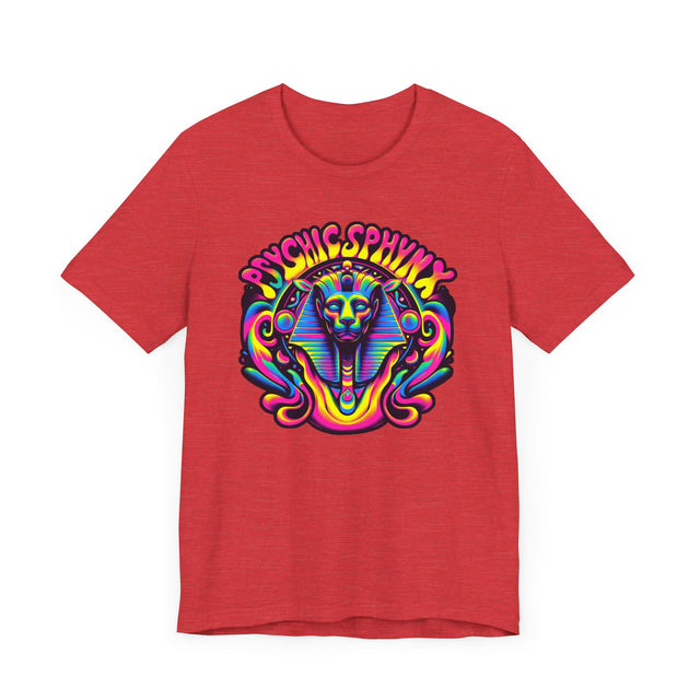 Psychic Sphynx Swirls T-shirt, Halloween Tee, Neon Goth