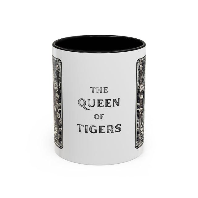 Queen of Tigers,Tarot card mug,Mother's Day Gift,Tarot Reader Gift,Tiger Mom Gift,Asian Queen cup,Gift for her,Asian mom gift,Wife Gift