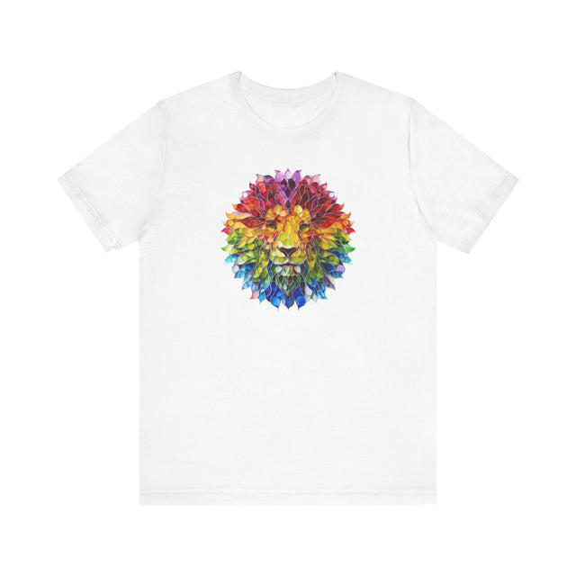Rainbow Lion Mandala T-shirt,Pride Shirt,Big Cat Lover Top,Rainbow Animals,LGBTQ+ Tee,Queer,Gay,Lesbian,Bisexual,Trans,BGLT,LBGT
