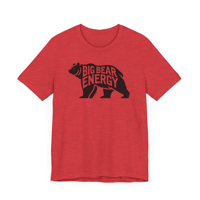 Big Bear Energy Silhouette T-shirt, Animal Lover T shirt, LGBTQ+, Big Bear