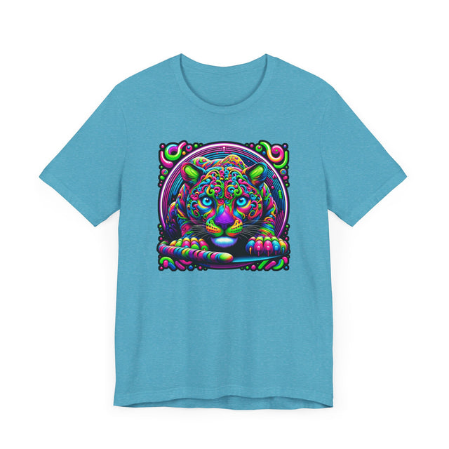 Neon Panther T-shirt, Puma Fan Top, Mountain Lion Tee, Big Cat Lover