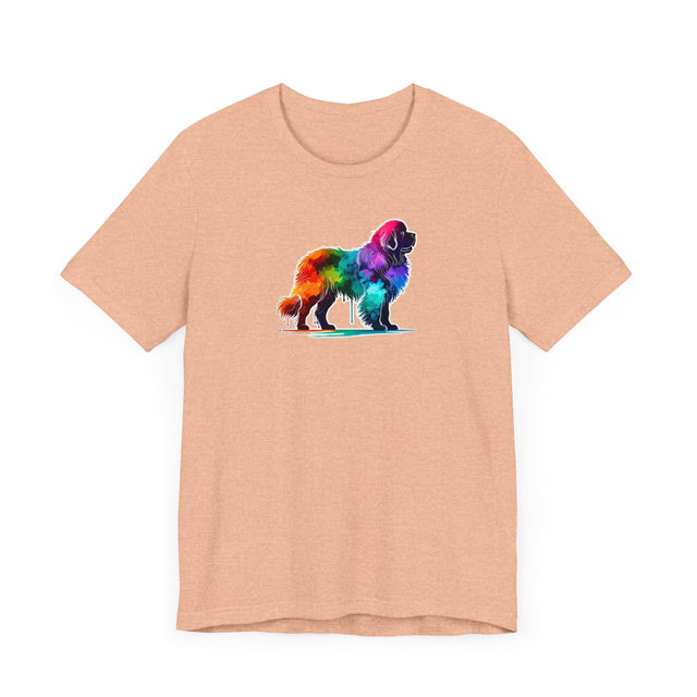 Rainbow Newfoundland T-shirt,Pride Shirt,Dog Lover Top,Rainbow Animals,LGBTQ+ Tee, Newfie owner, Newf gift