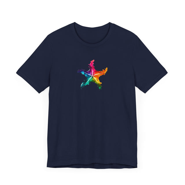 Rainbow Starfish Alcohol Ink,Marine life Tee,Sea life lover,Ocean Life,Nautical,Pride Shirt,LGBTQ+ Tee