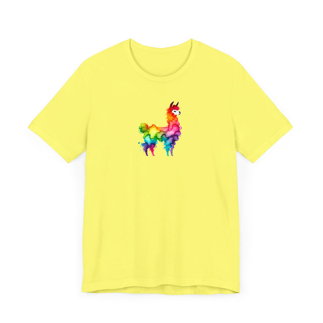 Rainbow Llama Alcohol Ink T-shirt, Pride Shirt,Animal Lover T shirt, LGBTQ+, BGLT