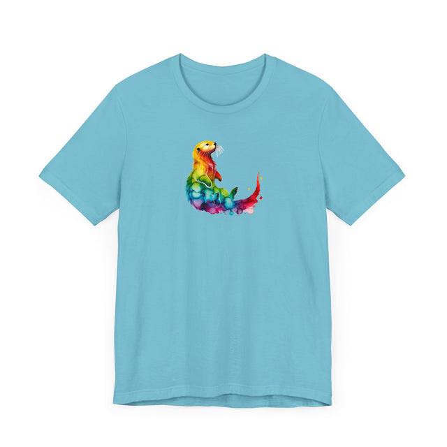 Rainbow Sea Otter,Marine life Tee,Sea life lover,Ocean Life,Nautical,Pride Shirt,LGBTQ+ Tee