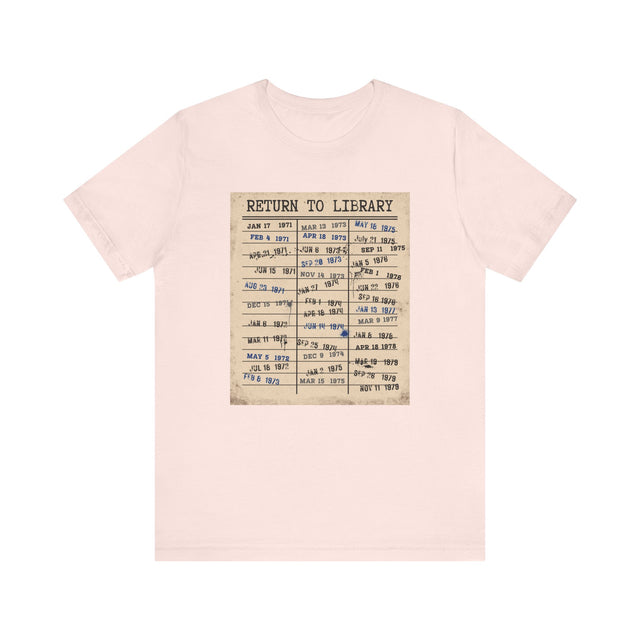 Return to Library TShirt, Book Worm Tee, Library Lover Shirt, Book Lover shirt