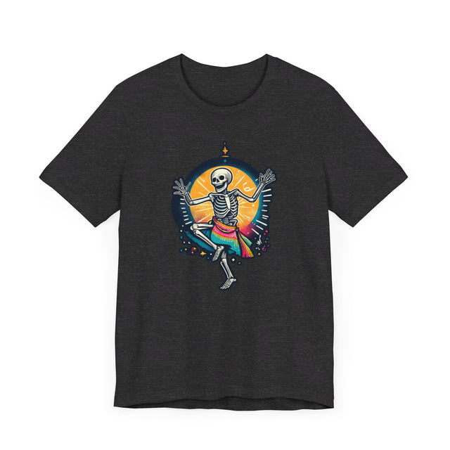 Dancing Skeleton Dark T-shirt, Halloween Shirt