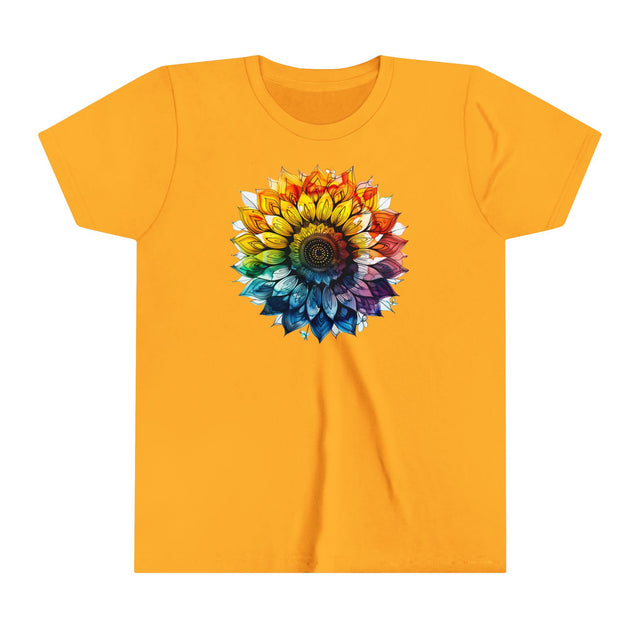 Rainbow Sunflower T-shirt, Youth Size
