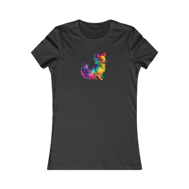 Rainbow Chihuahua T-shirt,Pride Shirt,Dog Lover Top,Rainbow Animals,LGBTQ+ Tee, Chihuahua Owner,Women's Favorite Tee