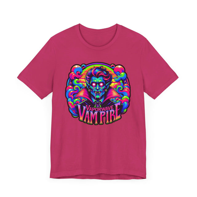 Vaporwave Vampire T-shirt, Halloween Tee, Neon Goth
