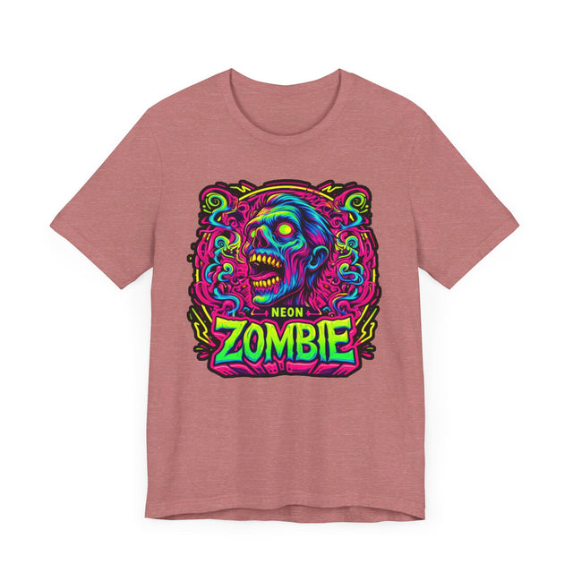 Neon Zombie T-shirt, Halloween Tee, Neon Goth