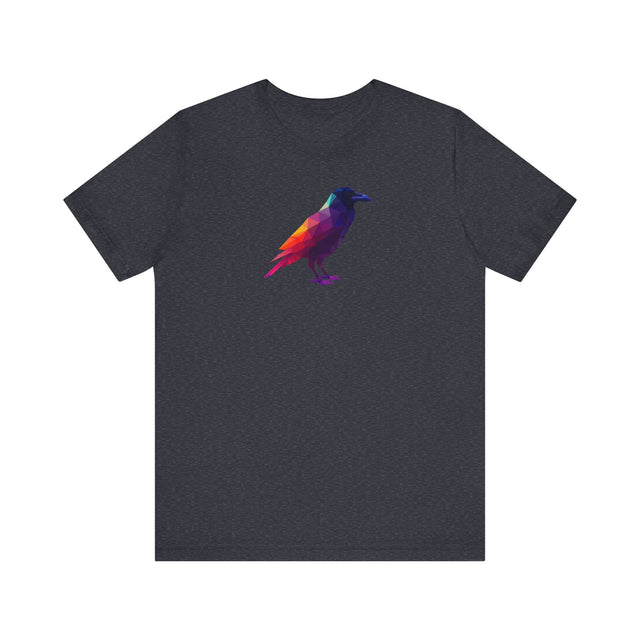 Rainbow Raven T-shirt,Pride Shirt, Bird Lover Top, Rainbow Animals,LGBTQ+ Tee