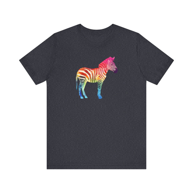 Rainbow Zebra T-shirt,Pride Shirt,Pride Parade Top,Rainbow Animals,LGBTQ+ Tee,Nonbinary, Gay,Lesbian,Bisexual,Trans,BGLT,Enby,Pansexual