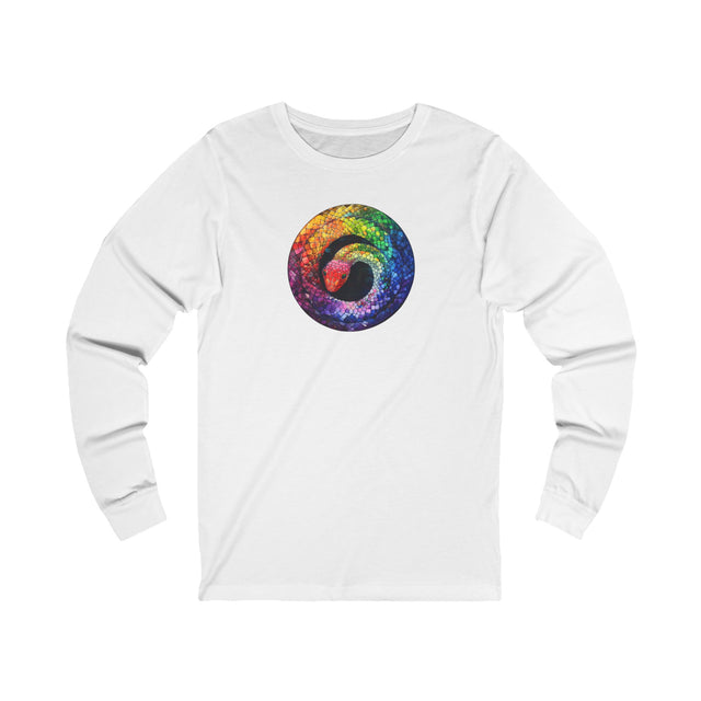 Rainbow Snake Long Sleeve T-shirt,Pride Shirt,Snake Lover Top,Rainbow Animals,LGBTQ+ Tee