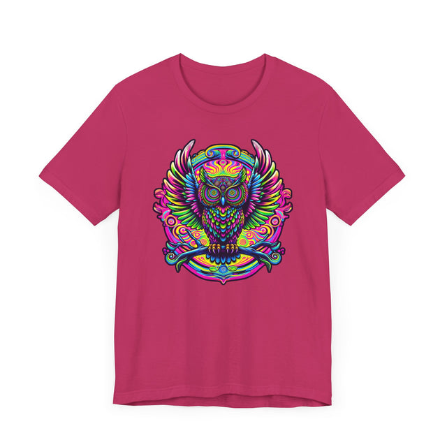 Neon Owl T-shirt, Owl Tee, Bird Lover