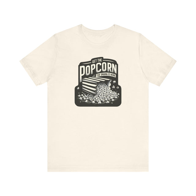 Get the popcorn, The Drama is Here t-shirt,Diva Tee,LGBTQ+ Theme,Drag Race Shirt,Drag Queen Shirt,LGBTQ,Drag Culture,Drag Fan,Queer, RPDR T-shirt