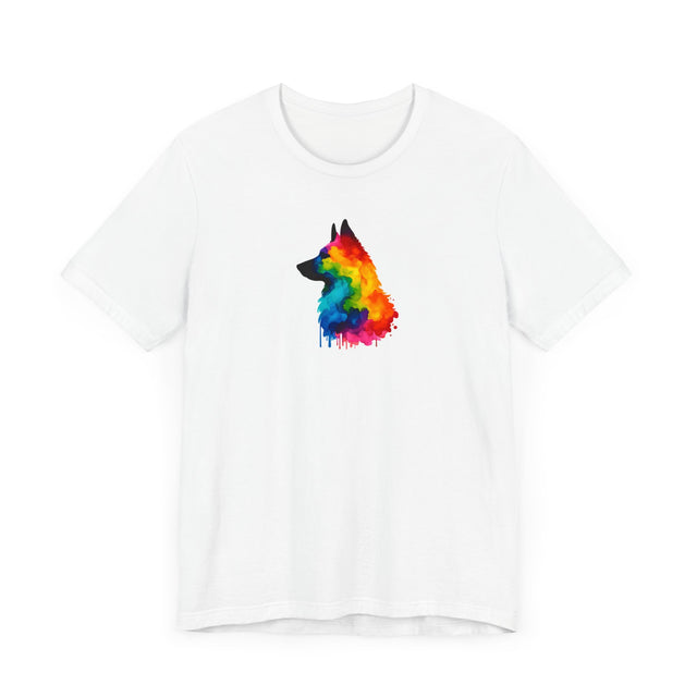 Rainbow Belgian Malinois Head T-shirt,Pride Shirt,Dog Lover Top,Rainbow Animals,LGBTQ+ Tee, Belgian Malinois Lover,Mal Mom,Mali Dad,Belgian Malinois OwnerGift