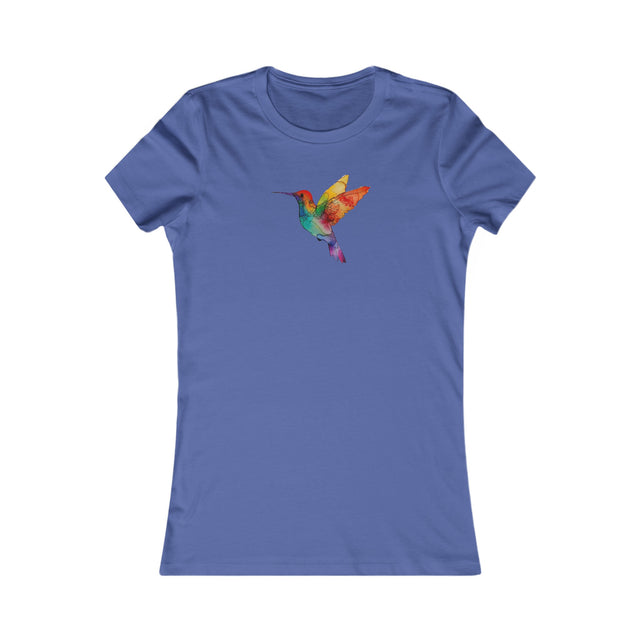 Rainbow Hummingbird T-shirt,Pride Shirt,Queer Top,Rainbow birds,LGBTQ+ Tee,Gay,Lesbian,Bisexual,Trans,Women's Favorite Tee