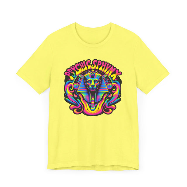 Psychic Sphynx Swirls T-shirt, Halloween Tee, Neon Goth