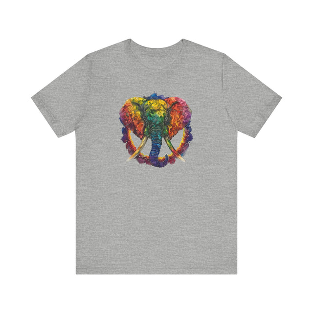 Rainbow Elephant Peace Mandala T-shirt,Pride Shirt,Elephant Lover Top,Rainbow Animals,LGBTQ+ Tee,Queer,Gay,Lesbian,Bisexual,Trans,BGLT,LBGT