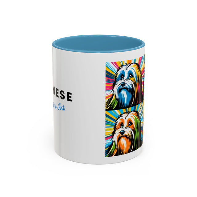 Havanese Coffee Cup,4-Panel Pop Art Mug,Havanese Lover,Hav Mom,Hav Dad,Dog Lover Gift,Havanese Gift