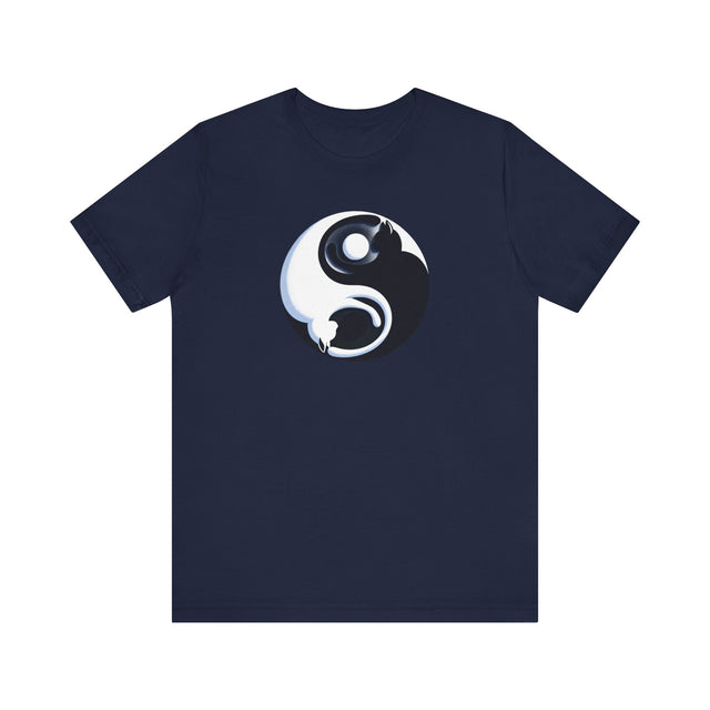 Yin Yang Cat shirt, Spiritual, Meditation, Black & White Cats, Cute Cat Top, Cat Lover Tee, Cat Owner gift, Cat Mom Gift, Cat Dad, Vet Gift
