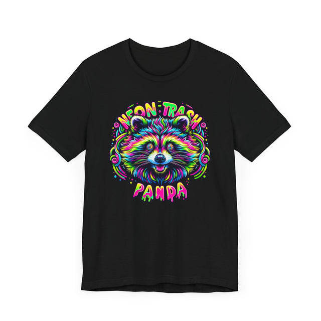 Hypnotic Eyes Neon Trash Panda T-shirt, Raccoon Shirt, Animal Lover T shirt